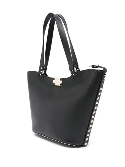 Valentino Garavani Women Rockstud Small Leather Tote Bag In Multicolor