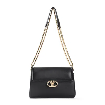 Valentino Garavani Women  Garavani Chain 2 Large Shoulder Bag In Black