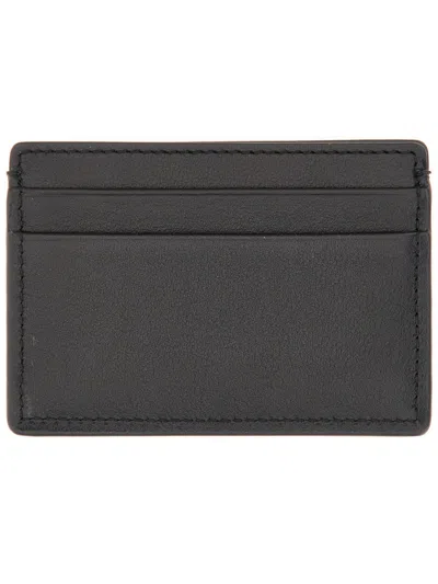 Versace Black Small Wallet With Medusa Biggie Logo In Leather Woman In Black
