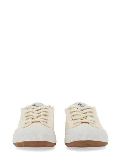 Vivienne Westwood Logo-print Low-top Sneakers In Cream