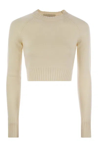 Sportmax Fragola - Cashmere And Wool Sweater In Beige