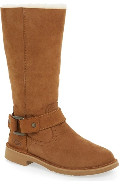 Ugg braiden outlet fur lined boots