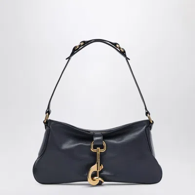 Chloé Kerala 25 Black Shoulder Bag In Blue