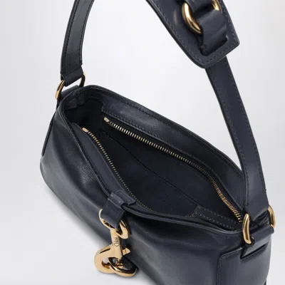 Chloé Kerala 25 Black Shoulder Bag In Blue