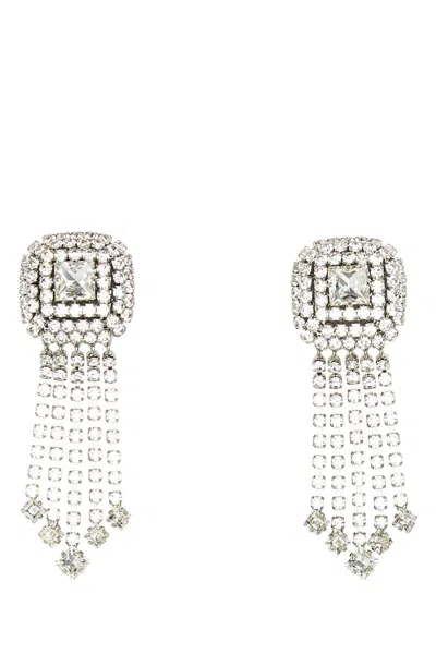 Alessandra Rich Earrings In Crysilver