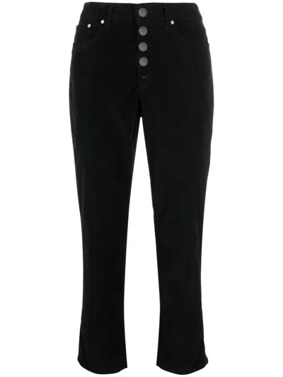 Dondup Woman Pants Black Size 31 Cotton, Elastomultiester, Elastane In Black