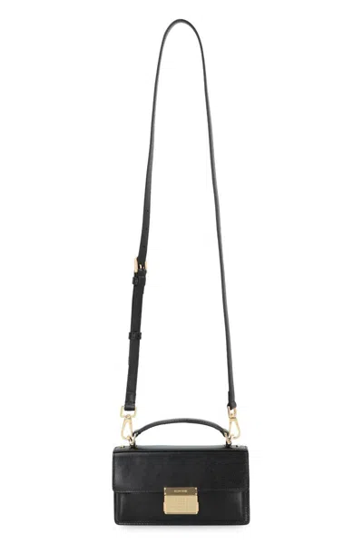 Golden Goose Calf Leather Venezia Tote Bag In Black