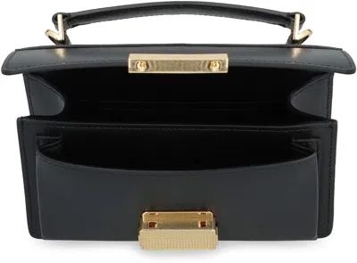 Golden Goose Calf Leather Venezia Tote Bag In Black