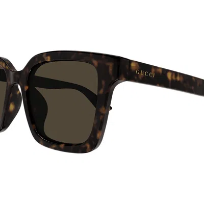Gucci Eyewear Sunglasses In Brown