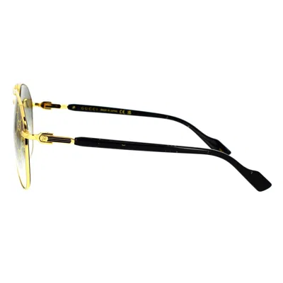 Gucci Eyewear Sunglasses In Gold