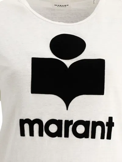 Isabel Marant Étoile Zewel Logo Tee-shirt In White