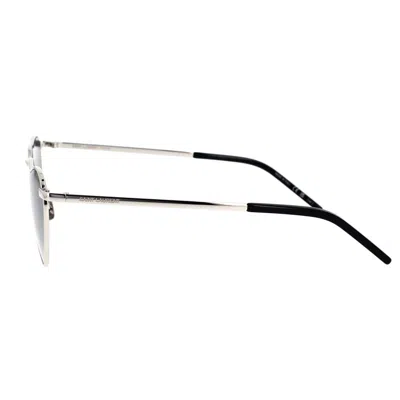 Saint Laurent Eyewear Sunglasses In Silver