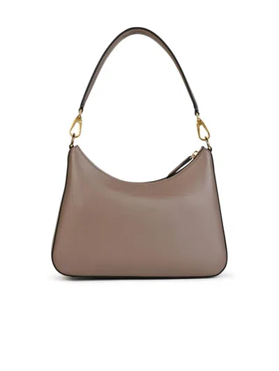 Stella Mccartney Small 'logo' Shoulder Bag In Beige 'alter Mat' In Beige