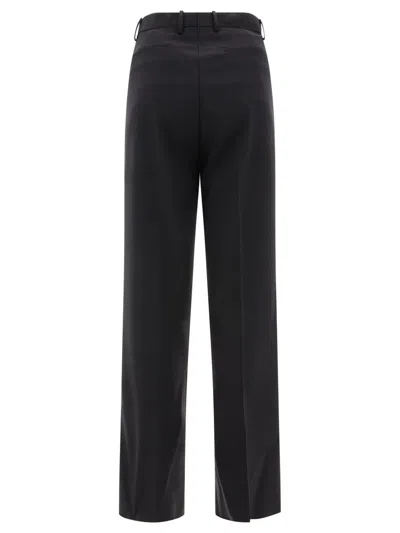 Tagliatore Darted Straight-leg Trousers In Black