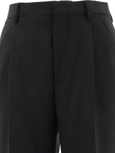 Tagliatore Darted Straight-leg Trousers In Black