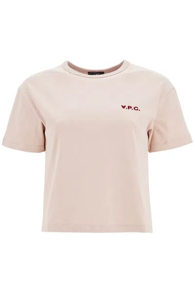 Apc A.p.c. Boxy Petit Vpc T-shirt In Neutro