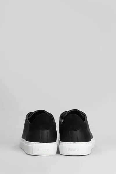 Axel Arigato '90 Clean' Black Low Top Sneakers With Logo Lettering On The Side In Black