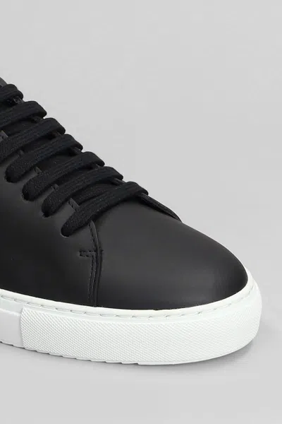 Axel Arigato '90 Clean' Black Low Top Sneakers With Logo Lettering On The Side In Black