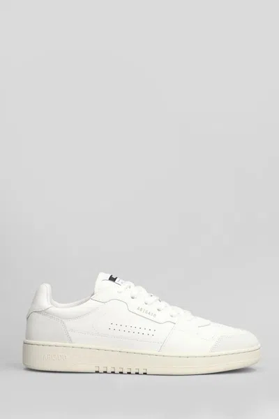 Axel Arigato Dice Lo Panelled Leather Sneakers In White