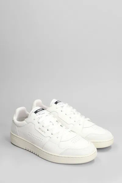 Axel Arigato Dice Lo Panelled Leather Sneakers In White