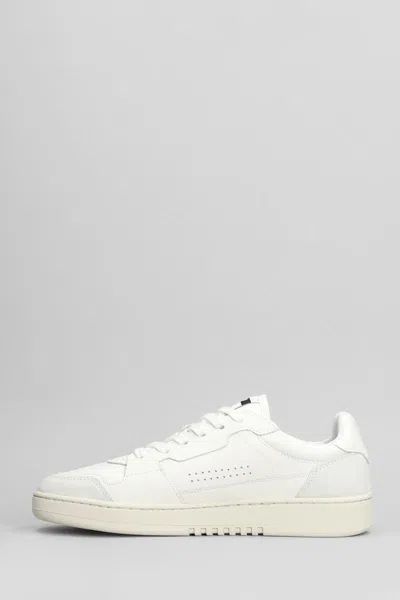 Axel Arigato Dice Lo Panelled Leather Sneakers In White