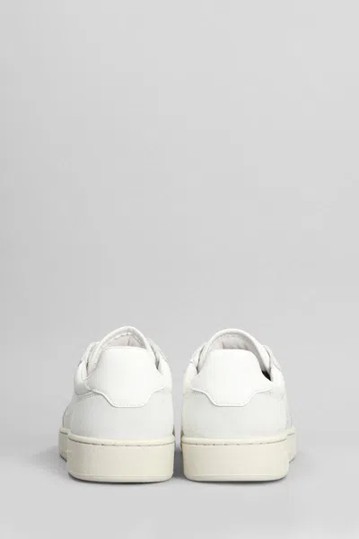 Axel Arigato Dice Lo Panelled Leather Sneakers In White