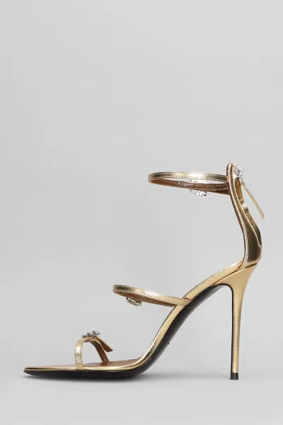 Giuseppe Zanotti Sandals In Gold
