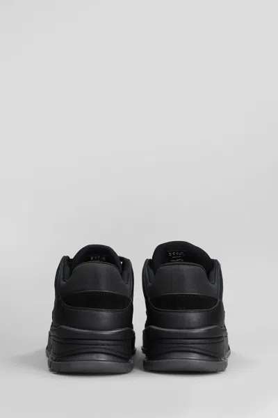 Axel Arigato Area Lo Sneakers In Black Suede And Leather In Black