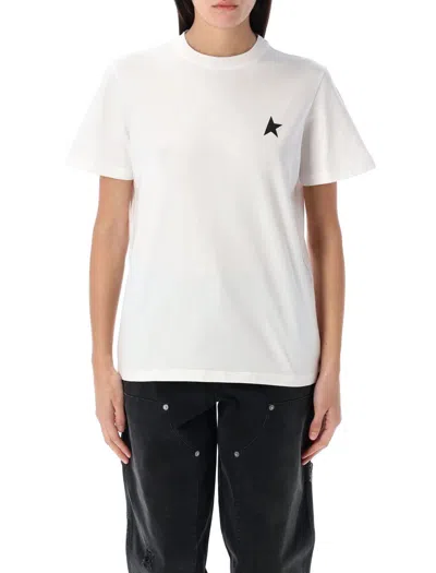 Golden Goose Regular Fit Small Star Logo Graphic T-shirt In White