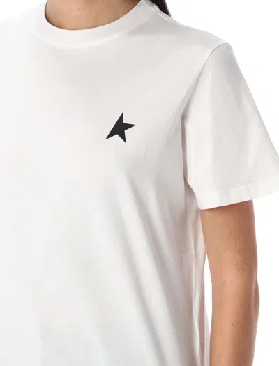 Golden Goose Regular Fit Small Star Logo Graphic T-shirt In White