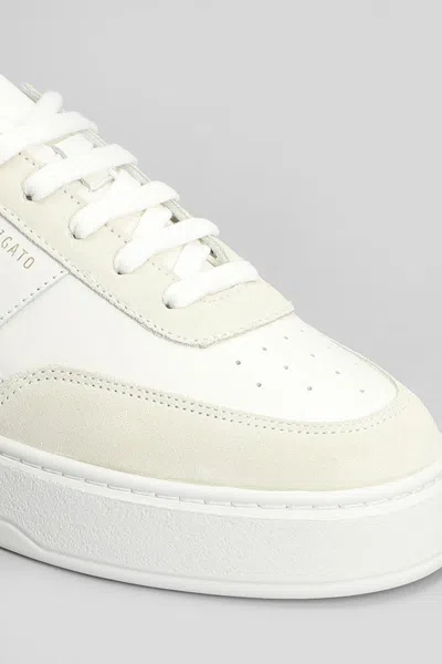 Axel Arigato Mens Cream Comb Orbit Chunky-sole Leather Low-top Trainers In Beige