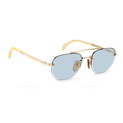 Eyewear By David Beckham Sunglasses In Gold