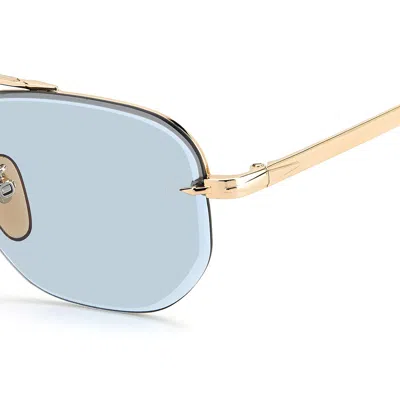 Eyewear By David Beckham Sunglasses In Gold
