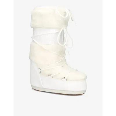 Moon Boot Lightweight Icon-style Winter Boot In White