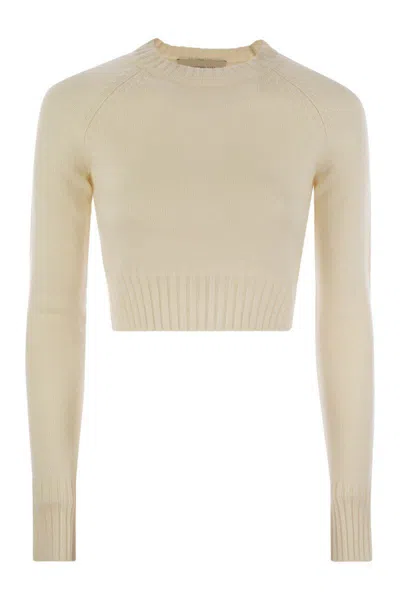 Sportmax Fragola - Cashmere And Wool Sweater In Beige
