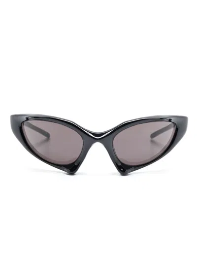 Shop Balenciaga Sunglasses Black