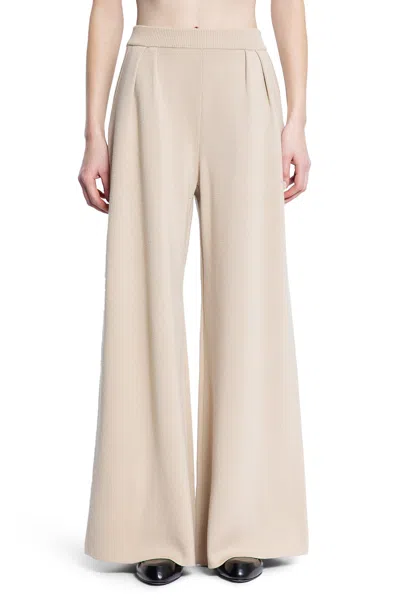 Max Mara Woman Beige Trousers In Beige