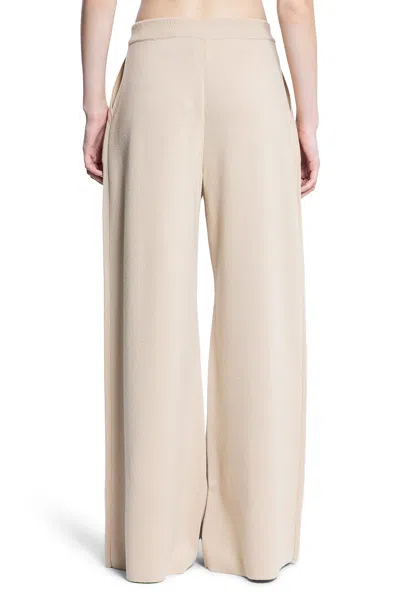 Max Mara Woman Beige Trousers In Beige