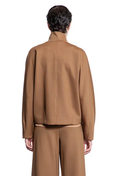 Max Mara Woman Brown Sweatshirts In Brown