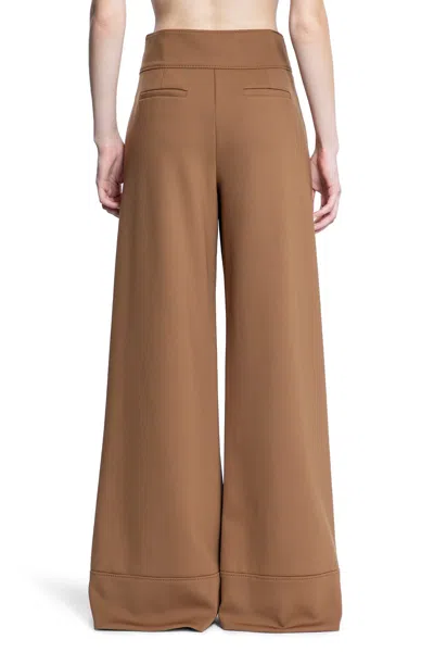 Max Mara Woman Brown Trousers In Brown