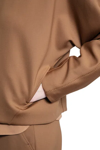 Max Mara Woman Brown Sweatshirts In Brown