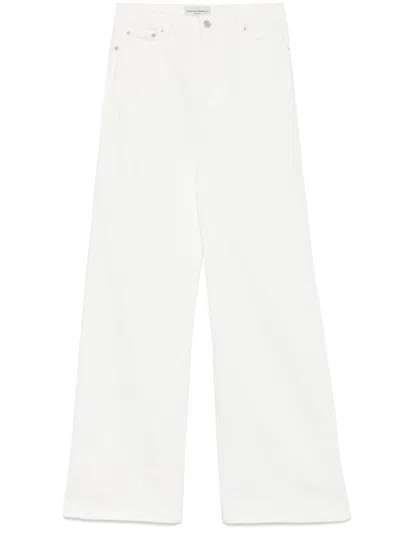 Officine Generale Officine Générale Romy 5pkt Denim Cotton Gots In Beige