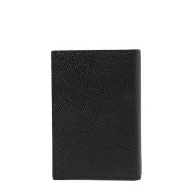 Paul Smith Signature Stripe-print Leather Cardholder In 79