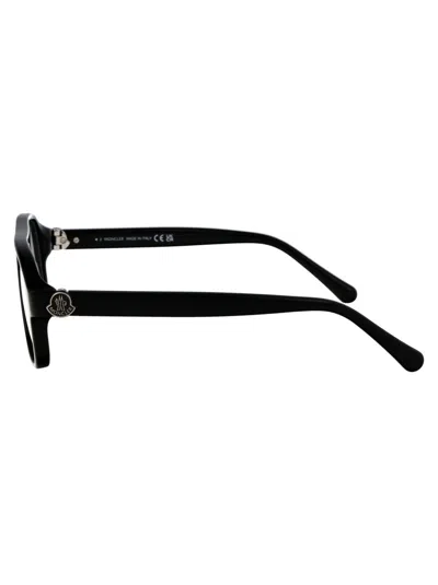 Moncler Ml5198 Glasses In 001 Nero Lucido