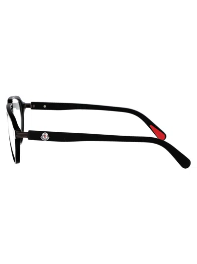Moncler Ml5162 Glasses In 001 Nero Lucido