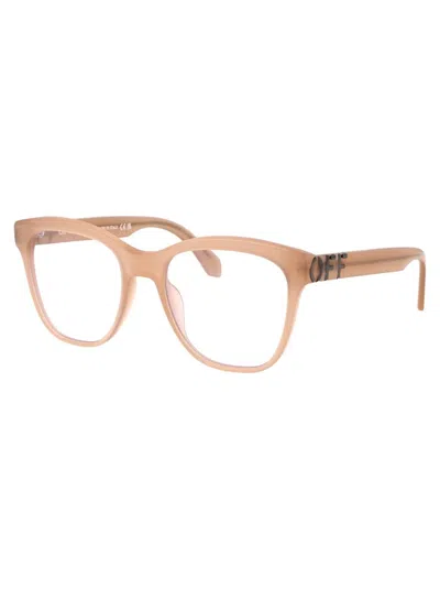 Off-white Optical Style 69 Glasses In 6100 Beige