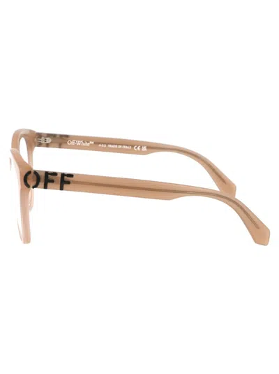 Off-white Optical Style 69 Glasses In 6100 Beige