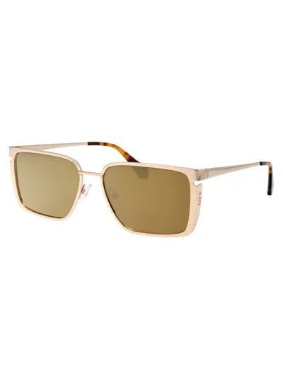 Off-white Yoder Sunglasses In 7676 Gold Gold