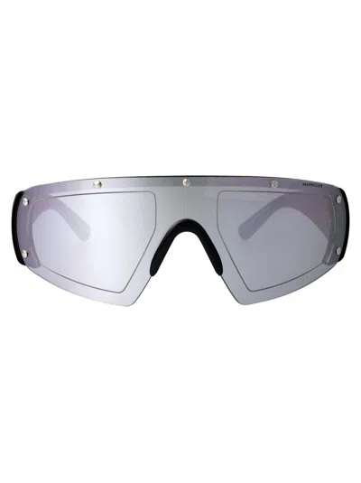 Moncler Ml0278 Sunglasses In 01c Silver