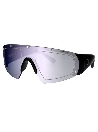Moncler Ml0278 Sunglasses In 01c Silver